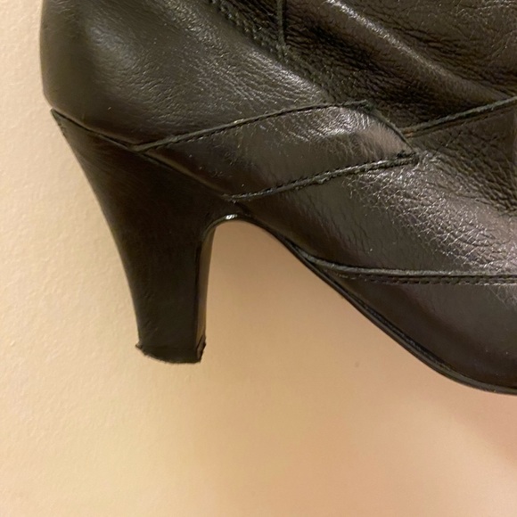 Leather mid-calf booties Size 6 - Picture 4 of 4